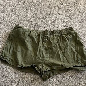 Victoria's Secret Olive Cargo Shorts